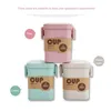 Dinnerware 900ml Healthy Material Lunch Box 3 Layer Wheat Straw Bento Boxes Microwave Storage Container Lunchbox