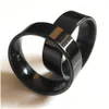 Anelli a fascia 50 pezzi nero comfort-fit 8 mm anello uomo donna classico semplice dito acciaio inossidabile 316L dimensioni dei gioielli assortiti nuovo drop delive Dhajo