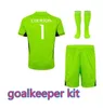 Kit portiere 1#COURTOIS 25# Kepa Arrizabalaga Maglie da calcio di alta qualità CAMAVINGA ALABA MODRIC VINI JR. Maglia da calcio 23 24 VAERDE TCHOUAMENI