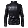 Heren bont merk jas punk multi design stijl motorfiets biker leer heren mode schedel jassen mannelijke bommenwerper 5XL