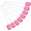 Cotton Swabs 200 Pcs Dry Mouth Foam Sponge Aldult Oral Care Disposable Sponges Stick Elderly Child 230925