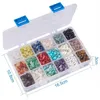 Acrylic Plastic Lucite Natural Stone Beads Box With Accessories And Tools Irregar Gemstones Healing Loose Rocks For Diy Bracelet Jewel Dhuzf