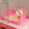 小動物の供給Shuangmao Hamster Pet Cat Rabbit Cornerトイレトレイクリーン屋内トイレトレーニングトレイペット230925