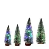 Decorações de Natal Mini Árvore Pequena Cedro Desktop LED Árvores Brilhantes para Ano Decoração de Casa Drop Delivery Jardim Festa Festiva Sup Otpj9