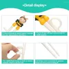 Chopsticks Bee Learning Cute Eating Helper ABS/Stainless Steel Training Yellow Tableware Beginner Chopstick Kids