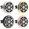 Pendanthalsband Lucky Hand 30mm Essential Oil Car Vent Clips Parfym Locket Diffuser 10Padspendant Heal22218m