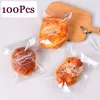 その他のイベントパーティー用品100pcs/パックトーストパンパッキングバッグ15*18cmパン包キッチンの手作りの朝食パンクッキーバッグ230926のためのプラスチックフィルムバッグ