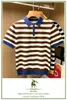 Polos masculinos marca masculina verão oversized camisa polo masculino 2023 turn-down colarinho de manga curta casual listra roupas finas g112