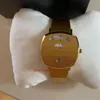Брендовые часы Grip 35MM Quartz SS Gold Dial G Женские часы с гравировкой YA157403213V