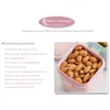 Dinnerware 900ml Healthy Material Lunch Box 3 Layer Wheat Straw Bento Boxes Microwave Storage Container Lunchbox