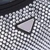 Designer-Umhängetasche, glitzernde Diamant-Handtasche, Canvas-Hobo-Taschen, hochwertige Kristall-Damen-Unterarmtasche, luxuriöse Handtaschen, modische Geldbörse, 23 cm große Damen-Clutch-Geldbörse