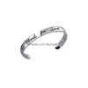Bangle Woman Designer Open Armband Man Armband Blind Love Bangles Jewelry Sliver Color3427173 Drop Delivery Dhezd