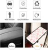 Interieur Accessoires Aneyhoz Bloem Auto Middenconsole Cover Roze Waterdichte Armsteun Zitkist Protector Voor De Meeste Voertuigen SUV Truck