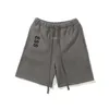 Shorts para homens desinger calças curtas pesadas de borracha grande carta shorts 100% algodão puro qualidade superior mais tamanho