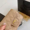 Sacs à bandoulière Designer Portefeuille Mode Cuir Caviar Goldern Chaîne Sac Petit Portefeuille Femmes Titulaire de la Carte Sac À Main MIni Bourse