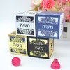 その他のイベントパーティーサプライ無料カスタマイズされたキューブシェイプJE 13パーティーバーMitzvah Tefillin Box Laser Cut Hebrew Name Cover 230926