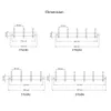 タオルラックバスルームアクセサリーローブフックステンレススチールウォールコートラック3-4-5-6ハンギングフックキータオルバッグ帽子衣服230926