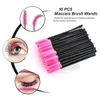 Falska ögonfransar Eyelash Extension Supplies Kit för nybörjare Mascara Wands Applicator Microbrush pincezers lim ring ögon putt fransar accessoarer 230925