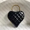 CC10A Mirror Quality Heart shaped Handbag Cowhide Designer Women's Wallet Exquisite Packaging Free Shipping