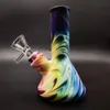 4,7 inch onbreekbare siliconen bong rookpijp waterpijp waterpijp bong bubbler