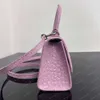 Designer for Women Luxury Handbags Tote Bag Hourglass Handbag Totes Shoulder Bags Handle fashion Crocodile Embossed Mens CrossBody Pink Purses Clutch flap