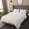 Bedding sets 220x240cm Pinch Pleated Duvet Cover Set High Quality Solid Color Single Double Twin Bedding Set Quilt Cover Home Decor Blanket 230926