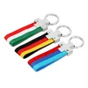 Keychains Italy Germany Flag Fashion 3color Car Keychain Key Ring Chain Pendant Interior Decoration Motorcycle Off Road 4x4 Access304p