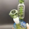 9.5 inç ağır sigara nargile borusu cam su borusu bong budbler bongs + 14mm kase