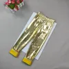 Trousers Children's Pants Boys And Girls'Gilded PU Performance Gold Silver performance Leggings Ages 2 11Years 230925