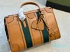 2023 Handväska Ophidia Designer Duffle Bag Women Business Portfölj Canvas Rem Crossbody axelväska Handle Handväskor Röd