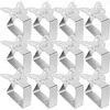 Table Cloth 12Pcs Tablecloth Clips Stainless Steel Cover Clamps Portable Holders Butterfly Shape For