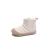 Boots Kid Ankle Boot Autumn Winter Plush Warm Girl Shoe AntiSlip Soft Sole Snow Fashion Princess Cotton Shoes 230926