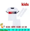 パリ・マイロット・デ・フットボールジャージー23 24キッズパリサッカージャージ2023 2024 Lee Kang in M.Asensio O.Dembele MBappe Shird Boys Set Uniform Shorts Socks Maillot Foot