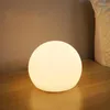 Luzes da noite LED Bola Lâmpada Luminosa Globo Luz 3 Cores Dimmable USB Rechargebale Luminárias para Decoração de Casa Quarto Foyer Living