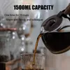 Americano drip coffee maker 1500ml coffee machine for home and office automatic Espresso coffee machine for 15 cups