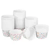 Disposable Cups Straws Paper Cake Dessert Bowls Soup Lid Sundae Baking Wraps Case Drumstick Plastic