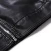 Pelliccia da uomo Giacca in ecopelle da uomo Moto 5XL Chaquetas Hombre Giacche da uomo Capispalla nera Cappotti in PU maschile Lederjacke Herren