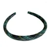 Hair Clips Vintage Style Preppy Colorful Striped Band Simple Temperament 1.5CM Thin Accessories