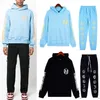 Survêtements pour hommes pull pantalon ensemble designer sweats à capuche streetwear sweat-shirts costume de sport broderie peluche lettre décoration épais sweats à capuche hommes pantalons taillesS-XL