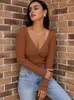 Women's Sweaters Women Autumn And Winter Long Sleeve Pullovers Bodysuit Pullover Sexy Solid Sweater Top 2023