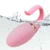 Vibratorer 10 Speed ​​USB -laddning Trådlös fjärrkontroll Klitoris Stimulerar Fish Tail Jump Egg Vibrator Vibration Sex Toys For Women 230925