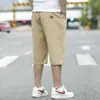 Shorts pour hommes Hommes Coton Lin Casual S Été Respirant Confortable Cordon Pantalon Doux E02