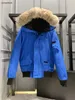 Parkas Coats męscy projektanci damskiej kurtki veste homme zima fur