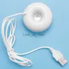 Humidifiers AD-4X White Donut Humidifier USB Office Desktop Mini Humidifier Portable Creative Air Purifier White YQ230926