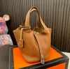 7A TOTE Designer torebka Kobieta torby kubełkowe luksusowe torebki torba crossbody oryginalna skóra z ręcznie robionym skórzanym koszykiem warzywnym klasyka Tote Bages