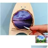 Keychains Lanyards 20 Pack Unfinished Wood Slices Keychain Blank Hand-Painted Wooden Creative Christmas Pendant Diy Drop Delivery Fash Dhk8Q