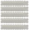 Porte-clés 50 pcs clair acrylique blancs porte-clés collier pendentif étiquettes transparentes pour les projets de bricolage accessoires en vinyle fournitures de fête 2885