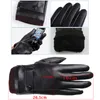 Gants à cinq doigts Gants pour hommes Mitaines d'hiver noires Garder au chaud Écran tactile Coupe-vent Conduite Guantes Mâle Automne Hiver Gants en cuir PU Business 230926