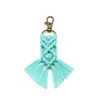 Chaveiros Cordões Pequenos Rame Fringe Chaveiro - Boho Bridal Shower Decor // Presentes menores de 5 Tassel Chaveiro/Chaveiro Tecido Wx4T-R Drop D Dho63