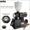 Xeoleo Electric Coffee Grinder 600N Coffee Mill Machine Coffee Bean Grinder Machine Flat Burrs研削客100W赤/黒